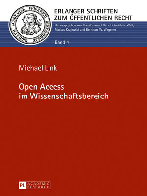 cover image of Open Access im Wissenschaftsbereich